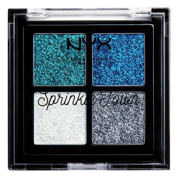 NYX - Sprinkle Town Cream Glitter Palette Peppermint Cool - #CGLIO01