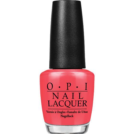OPI Nail Lacquer - Red Lights... Where? 0.5 oz - #NLH61