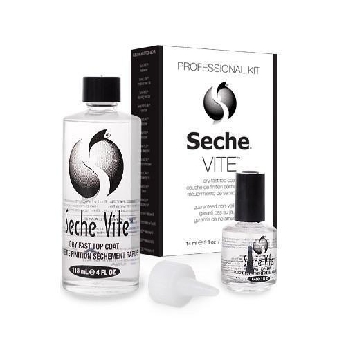 Seche Vite Top Coat Professional Kit 4.0 oz & 0.5 oz