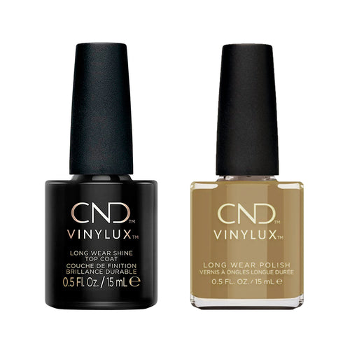 CND - Vinylux Topcoat & Gilded Sage 0.5 oz - #433