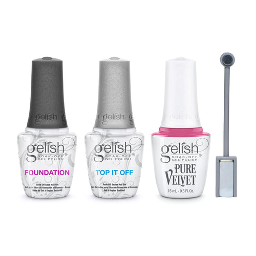 Harmony Gelish Combo - Base, Top & Magnetic Attraction