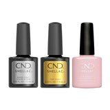 CND - Shellac Combo - Base, Top & Orchid Canopy
