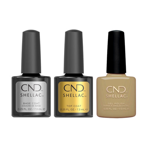 CND - Shellac Combo - Base, Top & Gilded Sage