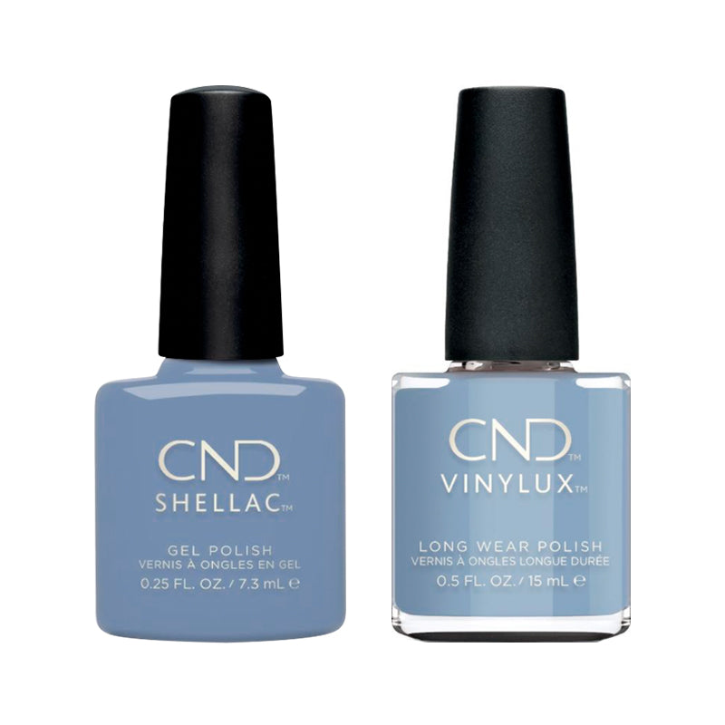 CND - Shellac & Vinylux Combo - Vintage Blue Jeans – Sleek Nail