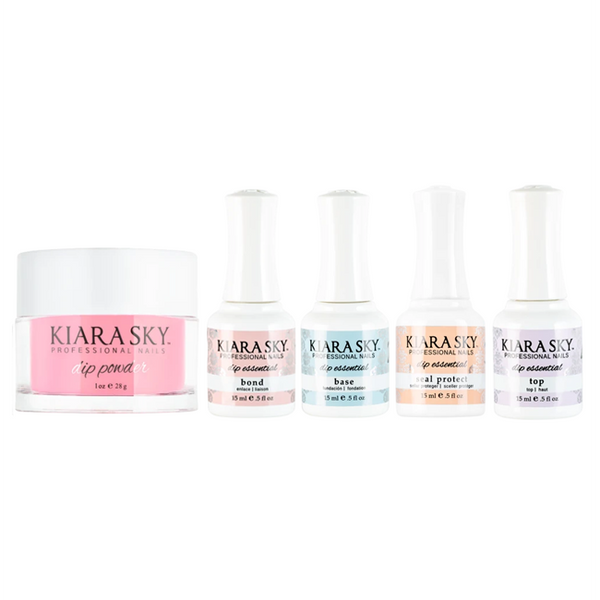 Kiara Sky Dip Powder Combo - Essentials Set & Cotton Kisses