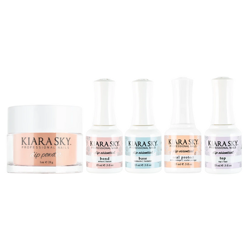 Kiara Sky Dip Powder Combo - Essentials Set & Creme D' Nude