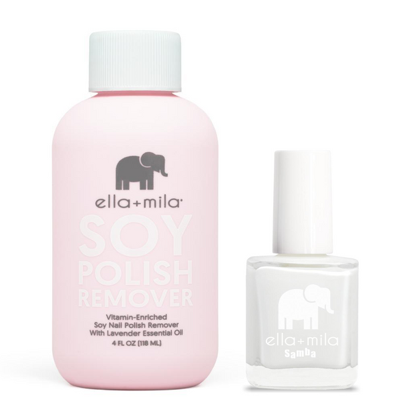 ella+mila - Soy Polish Remover & I Need A Tan - .45oz