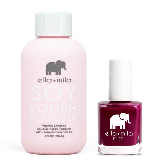 ella+mila - Soy Polish Remover & In Line for Wine - .45oz
