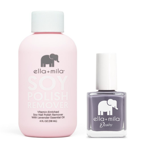 ella+mila - Soy Polish Remover & Mauve Over - .45oz
