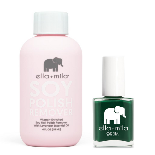 ella+mila - Soy Polish Remover & Mistletoe Magic - .45oz
