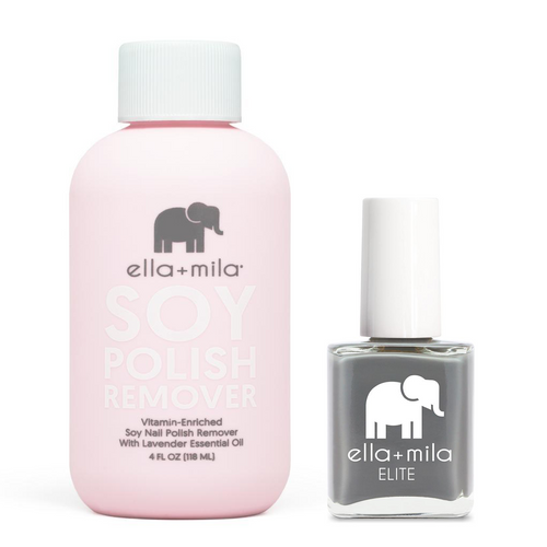 ella+mila - Soy Polish Remover & On The Runway - .45oz