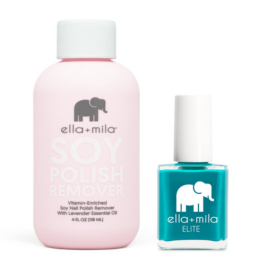 ella+mila - Soy Polish Remover & One Way Ticket - .45oz