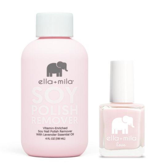 ella+mila - Soy Polish Remover & Stuck On You - .45oz