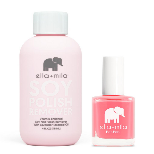 ella+mila - Soy Polish Remover & Sweet Tooth - .45oz