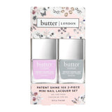 butter LONDON - Patent Shine - London Fog + English Lavender Mini - 10X Nail Lacquer Duo