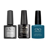 CND - Shellac Combo - Base, Top & Willow Talk