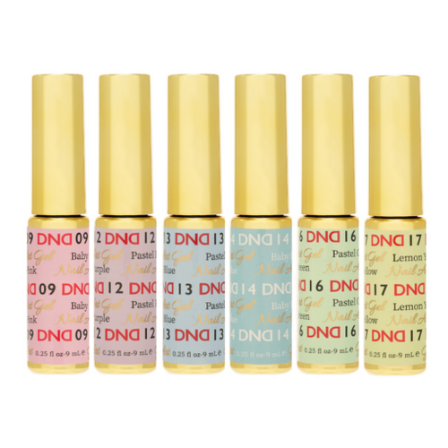 DND - Gel Nail Art Liner - Pastel Bundle #1