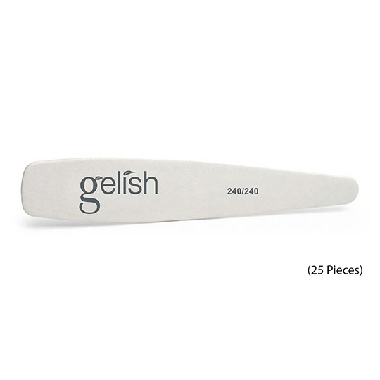 Gelish - 240/240 Thin Wooden File - (25 pc)