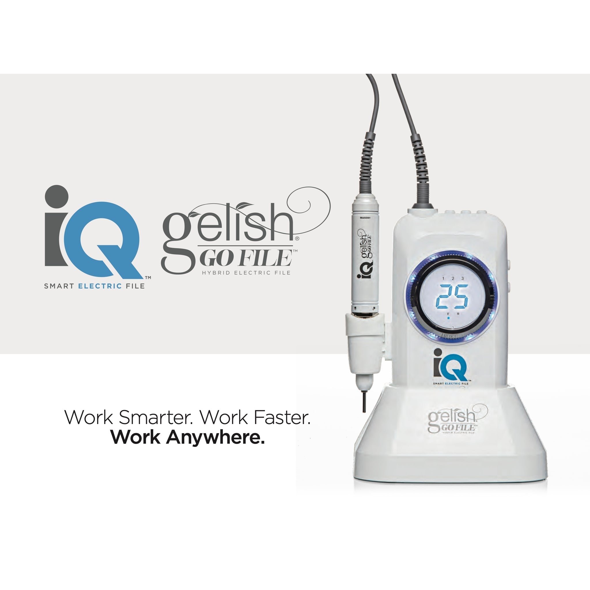 Electrical File Gelish - Go File IQ Smart Hybrid Electric File – Sleek Nail