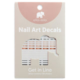 ella+mila -  Nail Art Decal - Get in Line - Lines