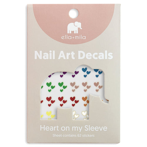 ella+mila -  Nail Art Decal - Heart on my Sleeve - Hearts