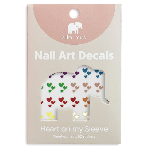 ella+mila -  Nail Art Decal - Heart on my Sleeve - Hearts