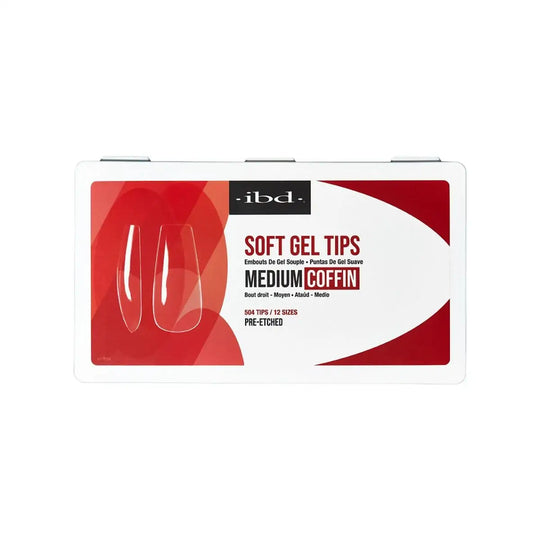 IBD - Soft Gel Tips - Medium Coffin