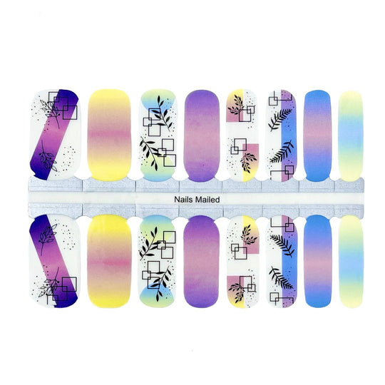 Nails Mailed - Nail Polish Wrap - Squared - Transparent