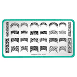 Maniology - Stamping Plate - Antique Swirl French (M397)