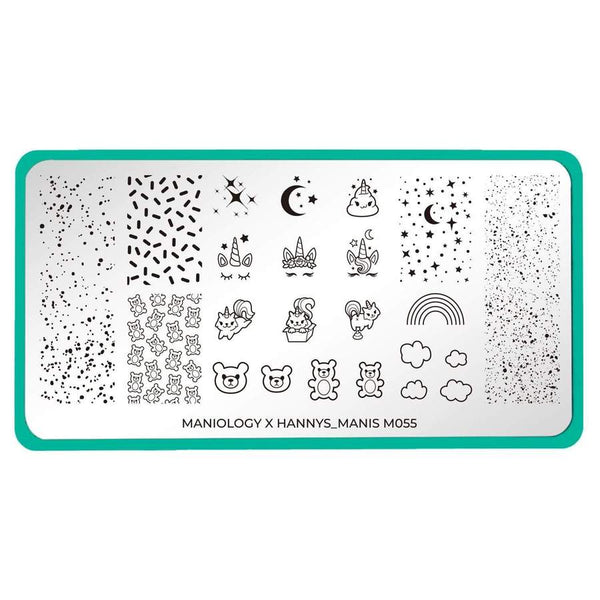 Maniology - Stamping Plate - Artist Collaboration: Hannys_Manis #M055