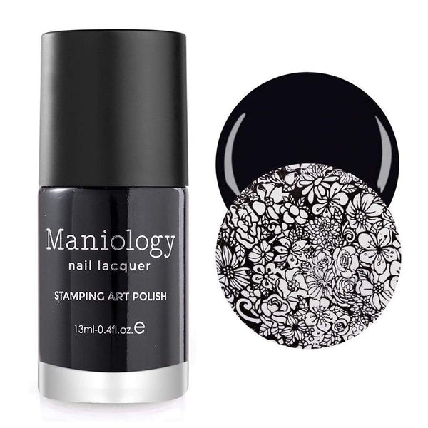 Maniology - Stamping Nail Polish - Black & White Duo