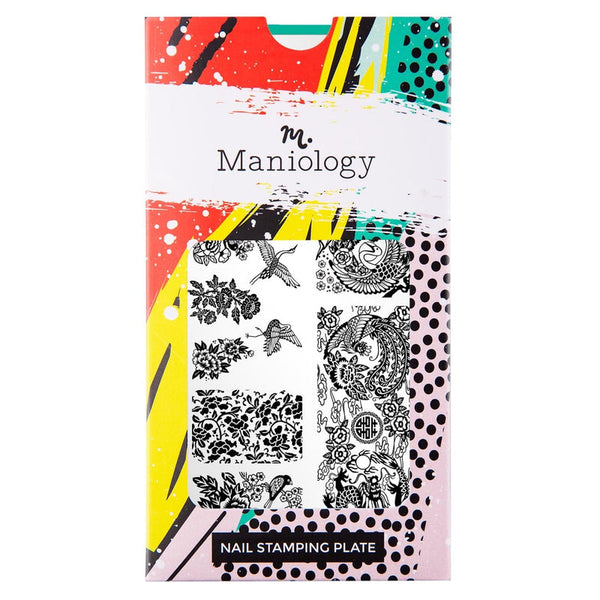 Maniology - Stamping Plate - Porcelain #M252