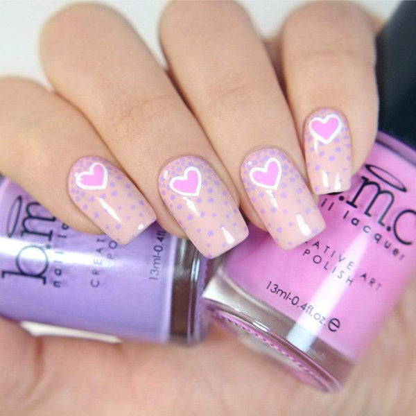 Maniology - Stamping Plate - Classic Beauty: Hearts + Stars #XL355