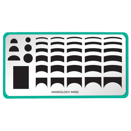 Maniology - Stamping Plate - Classique: Pardon My French French Tip #M052