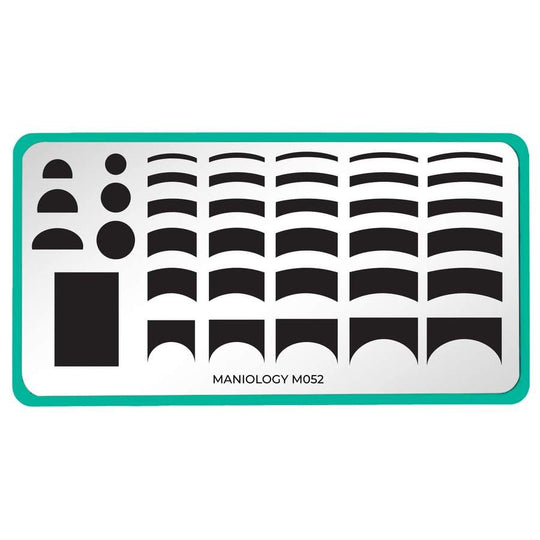 Maniology - Stamping Plate - Classique: Pardon My French French Tip #M052