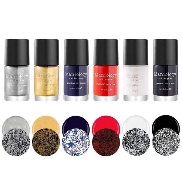 Maniology - Stamping Nail Polish - Essentials Primary: 6-Piece Set