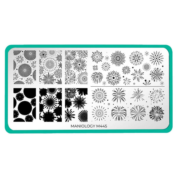 Maniology - Stamping Plate - Fireworks Frenzy (M445)