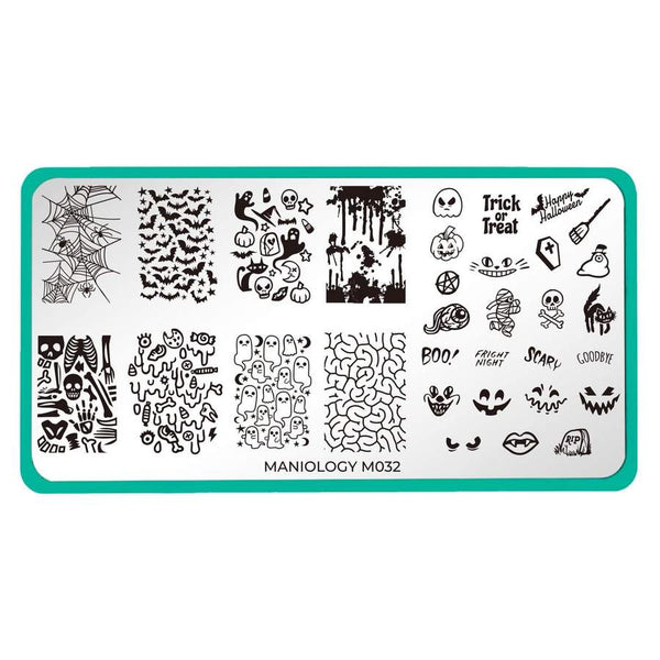 Maniology - Stamping Plate - Halloween: Fright Night #M032
