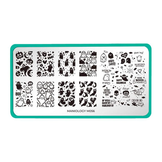 Maniology - Stamping Plate - Halloween: Ghosted #M056