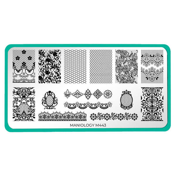 Maniology - Stamping Plate - Lacey Details (M443)