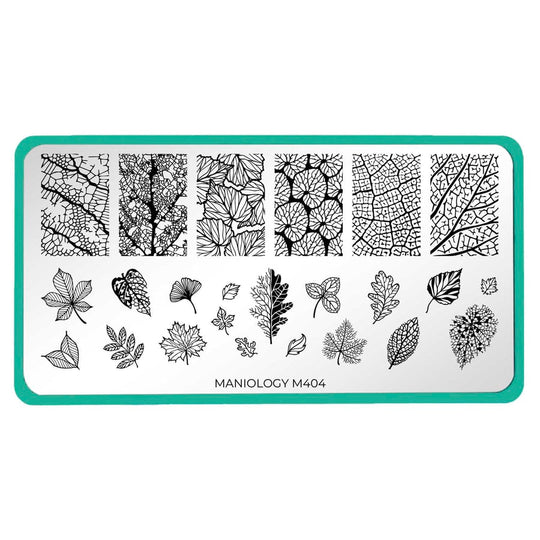Maniology - Stamping Plate - Leaf Skeletons (M404)
