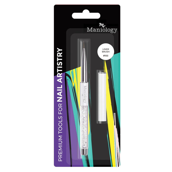 Maniology - Nail Tool - Premium Nail Art Manicure Brush - Liner Brush #102