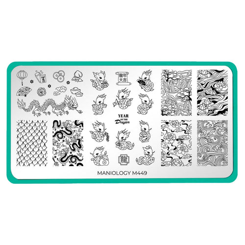 Maniology - Stamping Plate - Lunar New Year: Year of the Dragon
