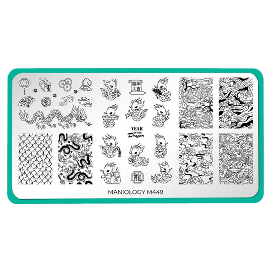 Maniology - Stamping Plate - Lunar New Year: Year of the Dragon