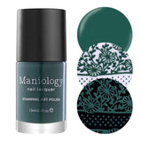 Maniology - Stamping Plate - Secret Garden XL: Floral Cascade #M201