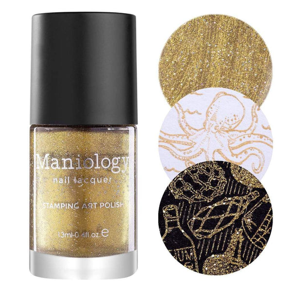 Maniology - Stamping Nail Polish - Lost Gold