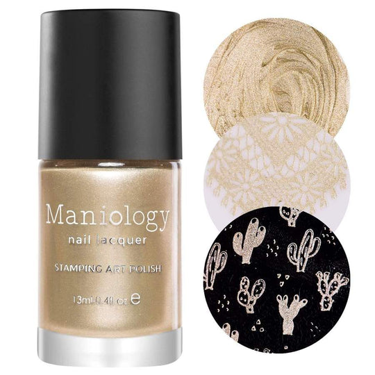 Maniology - Stamping Nail Polish - Gold Rush