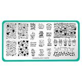 Maniology - Stamping Plate - Milk Tea Addiction #M273