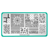 Maniology - Stamping Plate - Secret Garden XL: Floral Cascade #M201