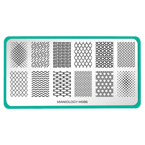 Maniology - Stamping Plate - Patterns XL: Chain Reaction #M086